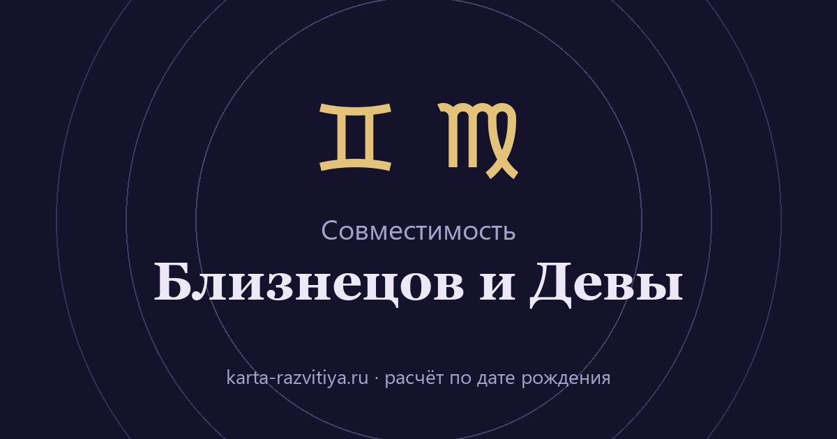 Совместимость Близнецов и Девы — знаки Близнецы и Дева