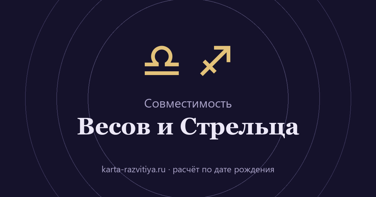 Совместимость Весов и Стрельца — знаки Весы и Стрелец